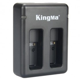 KingMa Charger Baterai USB Type C 2 Slot GoPro Hero 5/6/7 - BM042 - Black - 2