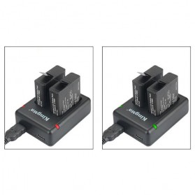 KingMa Charger Baterai USB Type C 2 Slot GoPro Hero 5/6/7 - BM042 - Black - 3