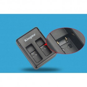 KingMa Charger Baterai USB Type C 2 Slot GoPro Hero 5/6/7 - BM042 - Black - 4