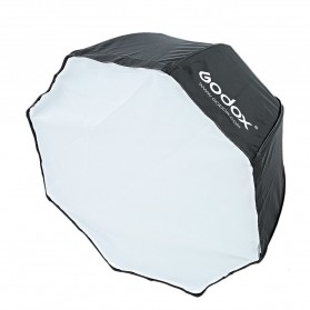 Godox Payung Octagonal Softbox Reflektor Flash 120 CM - SB-UBW - Black - 2