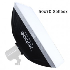 Godox Studio Softbox Flash Diffuser Camera DSLR 50 X 70 CM - SB-MS - Black