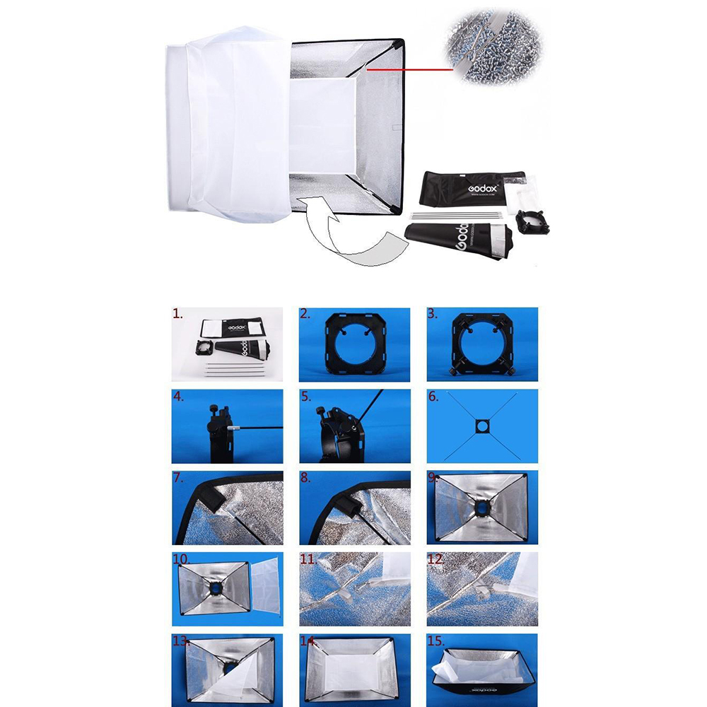 Gambar produk Godox Studio Softbox Flash Diffuser Camera DSLR 50 X 70 CM - SB-MS