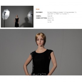 Godox Payung Studio Reflective Photography Umbrella White Translucent 84cm - UB-008 - White - 9