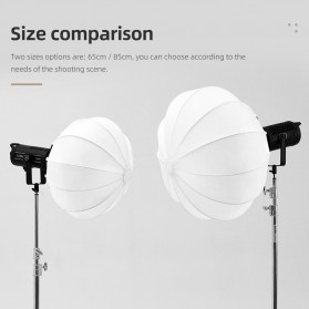 Godox Collapsible Lantern Softbox Reflector Umbrella 65cm - CS-65D - White - 8