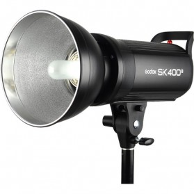 Godox SK400II Professional Compact Studio Flash Strobe Light 400Ws 2.4G Wireless with Reflective Lampshade - Black