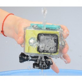 Case Waterproof IPX68 40m untuk Xiaomi Yi Sports Camera (OEM) - Black - 4