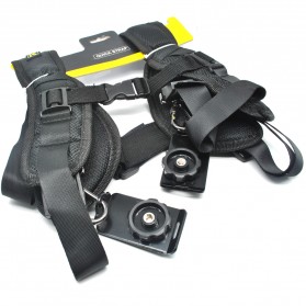 Caden Strap Belt Bahu untuk DSLR - RS-DR2 - Black - 2