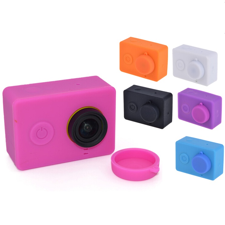 silicon lens cap untuk xiaomi yi orange silicon lens cap untuk xiaomi yi orange