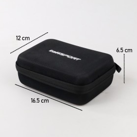 TaffSPORT Shockproof Storage Case Small Size For Xiaomi Yi / GoPro - S119 - Black - 7