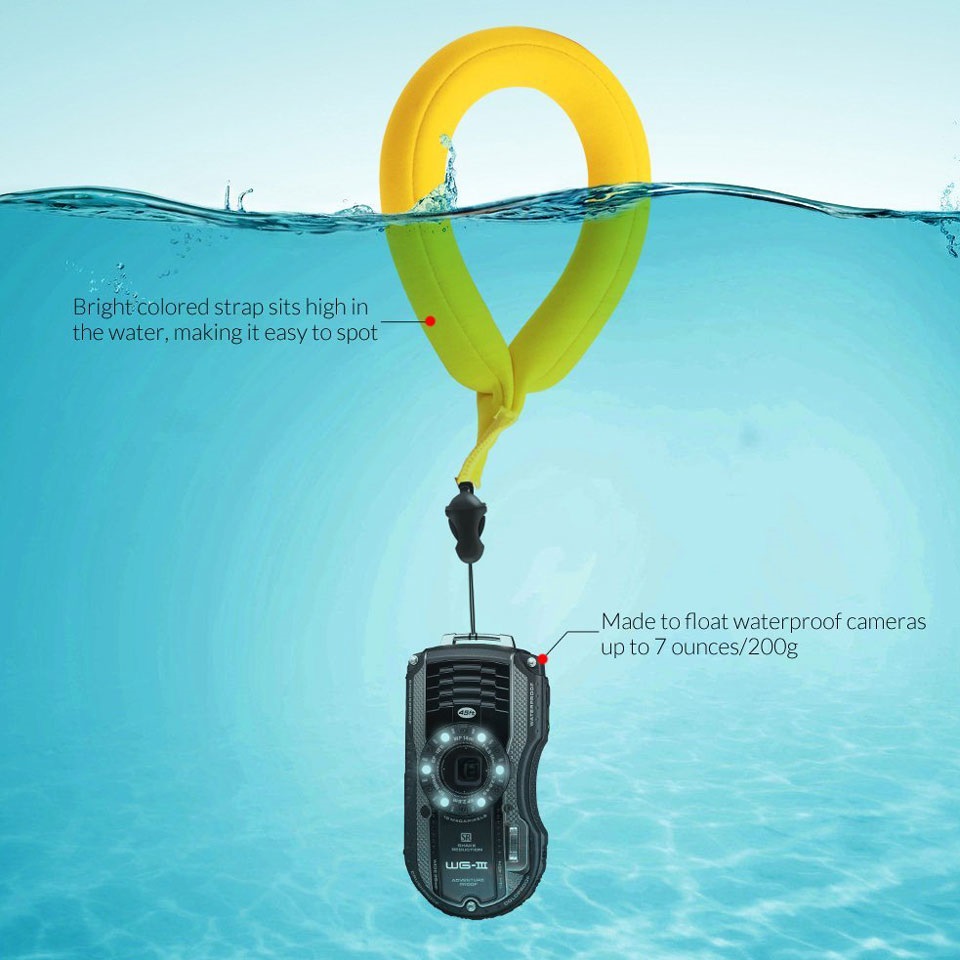 Waterproof Camera Hand Wrist Lanyard Float for Xiaomi Yi 