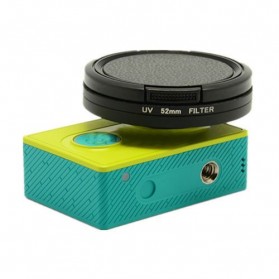 Lensa UV Filter 52mm dengan Cap untuk Xiaomi Yi - Black - 1