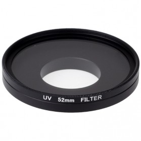 Lensa UV Filter 52mm dengan Cap untuk Xiaomi Yi - Black - 3
