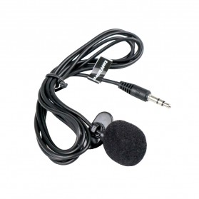 Taffware 3.5mm Microphone with Clip for Smartphone / Laptop / Tablet PC - SR-503 - Black - 2