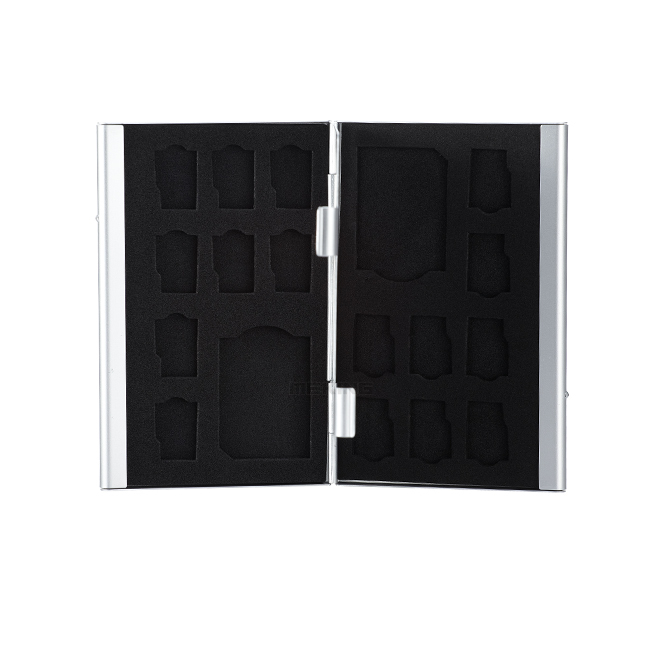 Metal 18 in 1 Aluminium 16 Micro SD + 2 SD Card Storage Box - JJC - White -  JakartaNotebook.com