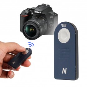 Wireless IR Camera Remote Controller for Nikon Camera - Black