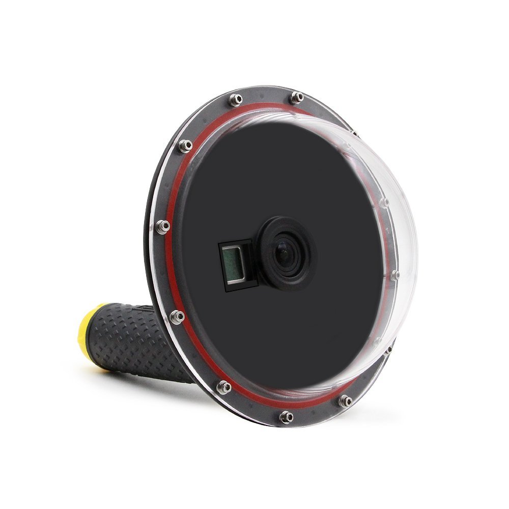 Telesin Dome Port Underwater Clear Photography 6 Inch 