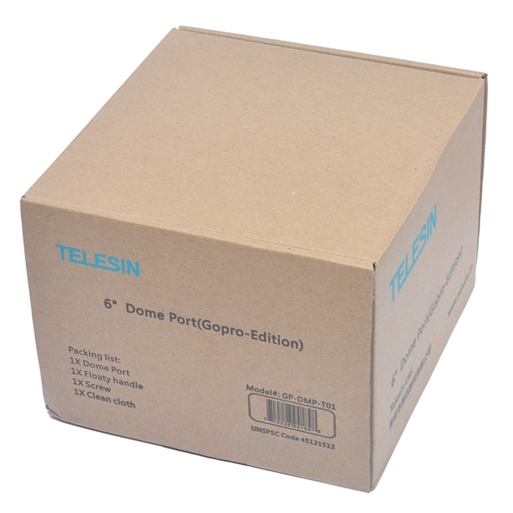Telesin Dome Port Underwater Clear Photography 6 Inch 