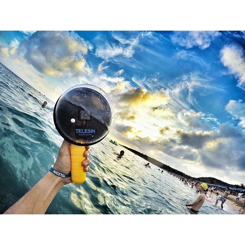 Telesin Dome Port Underwater Clear Photography 6 Inch Acrylic Base for