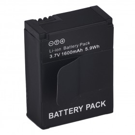 Battery Replacement 1600 mAh for GoPro HD Hero 3/3+ - AHDBT-301 - Black - 1