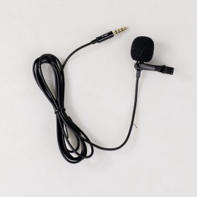 TaffSTUDIO Deluxe 3.5mm Microphone with Clip for Smartphone / Laptop / Tablet PC - EY-510A - Black - 5