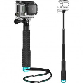 Monopod & Grip Action Camera - GoEasy Metal Lid Pov Extendable Pole Monopod 49 cm for GoPro / Xiaomi Yi / Xiaomi Yi 2 4K - 160418 - Blue