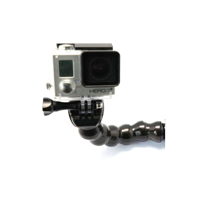 Monopod 19 Jaws Flex Neck Mount Flexible Tripod for Gopro 