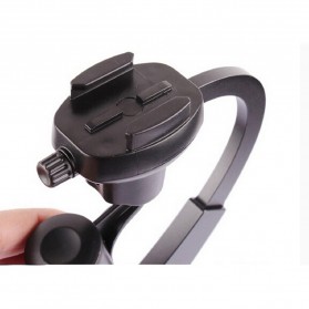 Plastic Handheld Curve Stabilizer for GoPro/Xiaomi Yi/Xiaomi Yi 2 4K - Black - 2
