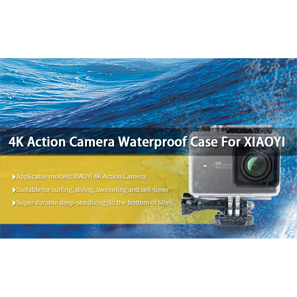 Kingma Underwater Waterproof Case IPX-8 60m f or Xiaomi Yi