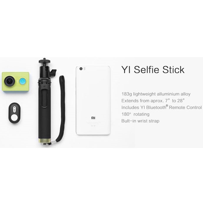 ... Xiaomi Yi Selfie Stick Monopod with Bluetooth Remote for Xiaomi Yi / Xiaomi Yi 2 4K ...