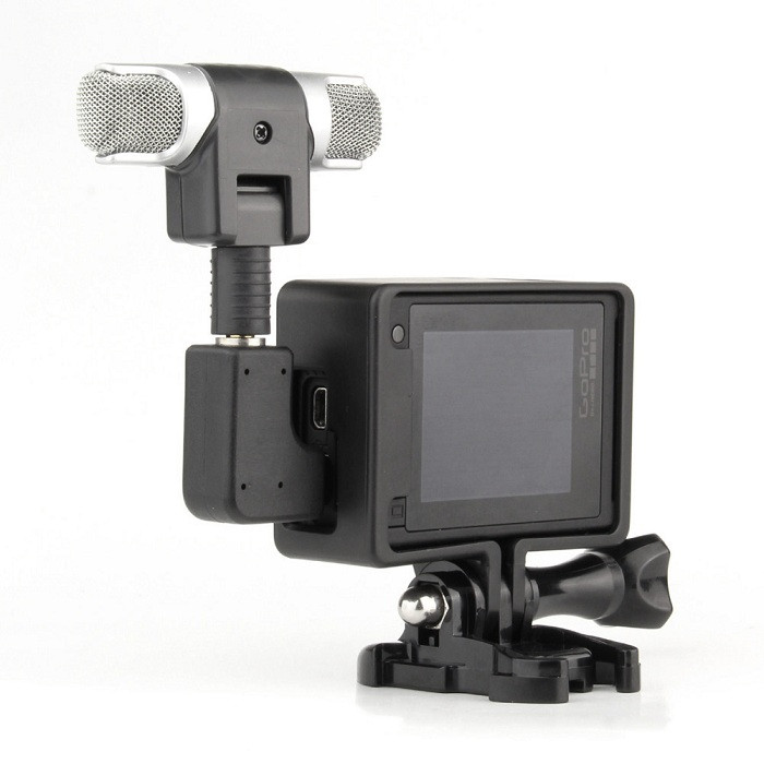 Sinofer Mini Stereo Mikrofon dan Standard Frame Case USB 3 