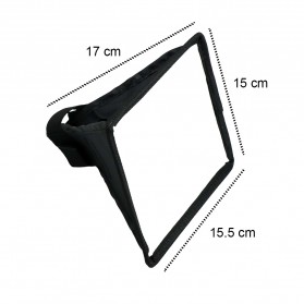 TaffSTUDIO Universal Softbox Flash Diffuser Camera DSLR - YC1517 - Black - 8