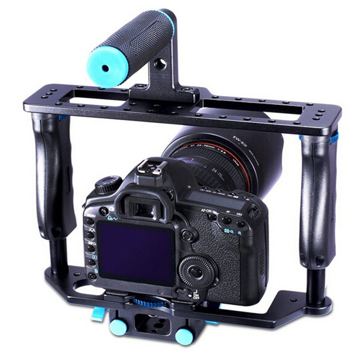 yelangu rig stabilizer kamera dslr 15mm rod 5d2 black jakartanotebook com
