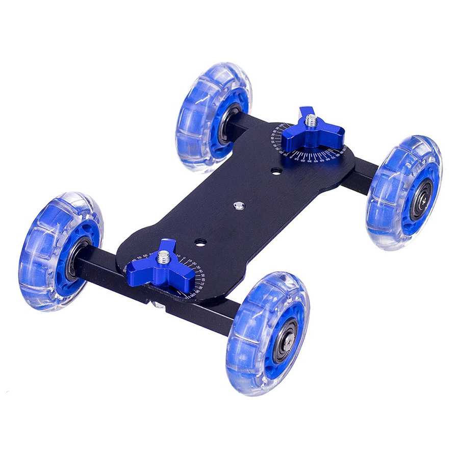 Dolly Slider Kamera DSLR dengan Magic Arm + Monopod VX103 Black