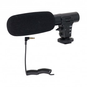 TaffSTUDIO Shotgun Microphone untuk DSLR - MIC-05 - Black