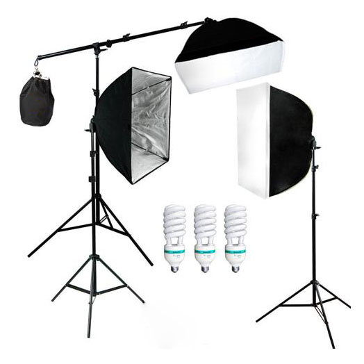 TaffSTUDIO Photography Foto Studio Lighting Kit Youtube Vlog DHZ7