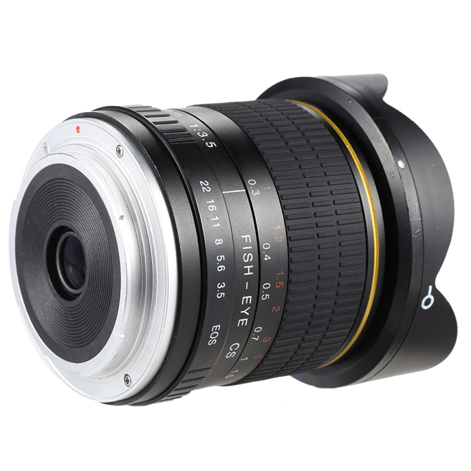 Lightdow Lensa Kamera Fish Eye Fixed Focus 8mm F 3 5 For Canon Black Jakartanotebook Com