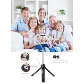GEPRO NI5L Tongsis Monopod Tripod dengan Bluetooth Shutter - Black - 6
