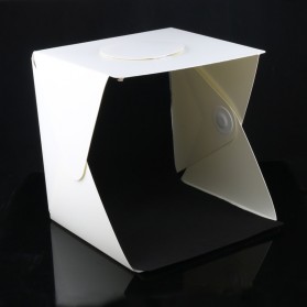 Photo Studio Mini Magnetic dengan Lampu LED Size Medium - White - 2