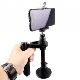TaffSTUDIO Stabilizer Steadycam for Smartphone Action Camera GoPro - S30 - Black