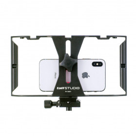 TaffSTUDIO Smartphone Handheld U-Rig Stabilizer 4-7 Inch - BY-MM1 - Black/Red