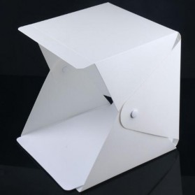 Photo Studio Mini 1 Button dengan LED dan 4PCS Background Size S - White - 4