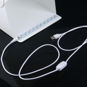 Photo Studio Mini 1 Button dengan LED dan 4PCS Background Size S - White - 9