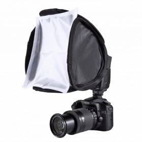 PULUZ Universal Softbox Flash Diffuser Camera DSLR - Black - 1