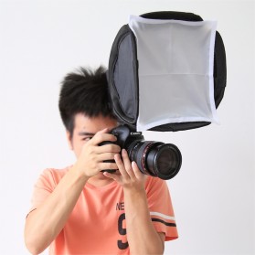 PULUZ Universal Softbox Flash Diffuser Camera DSLR - Black - 2