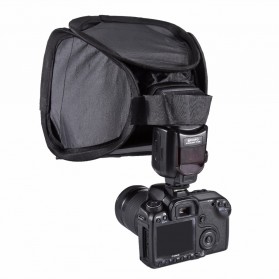 PULUZ Universal Softbox Flash Diffuser Camera DSLR - Black - 5