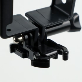 Plastic Protective Side Border Frame Case Bumper for GoPro Hero 3/4 - GP04 - Black - 4