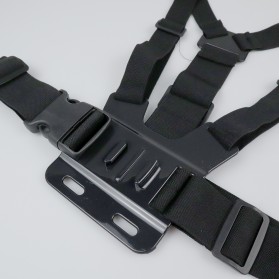 SnowHu Chest Harness Belt Strap with Head Belt for GoPro & Xiaomi Yi - GP59 - Black - 6