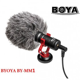 Boya Shotgun Microphone for Smartphone & DSLR - BY-MM1 - Black