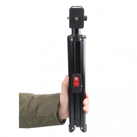 LetsPro Tongsis Monopod Tripod + Bluetooth Shutter - YK-3688 - Black - 2