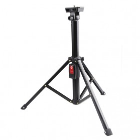 LetsPro Tongsis Monopod Tripod + Bluetooth Shutter - YK-3688 - Black - 4